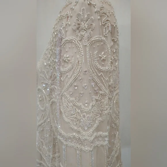 VINTAGE KAZAR BEADED EVENING JACKET - Picture 6 of 12